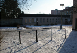 Pohled na budovu centra zepředu